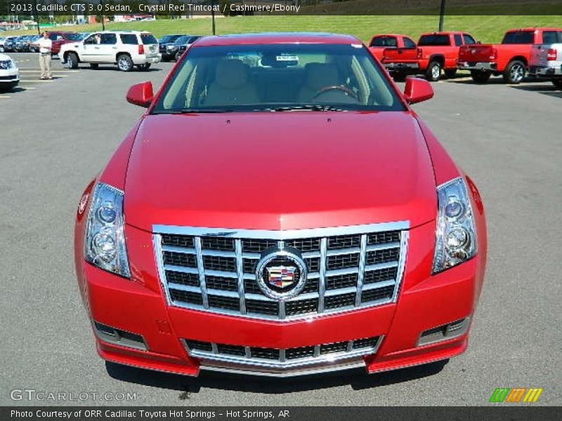 Crystal Red Tintcoat / Cashmere/Ebony 2013 Cadillac CTS 3.0 Sedan