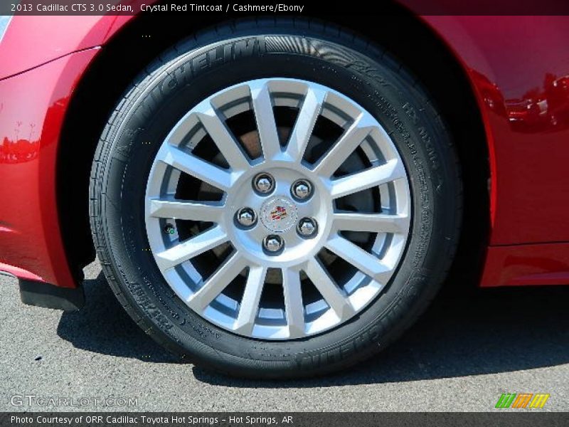 Crystal Red Tintcoat / Cashmere/Ebony 2013 Cadillac CTS 3.0 Sedan
