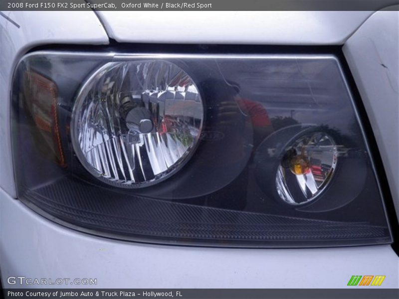 Oxford White / Black/Red Sport 2008 Ford F150 FX2 Sport SuperCab