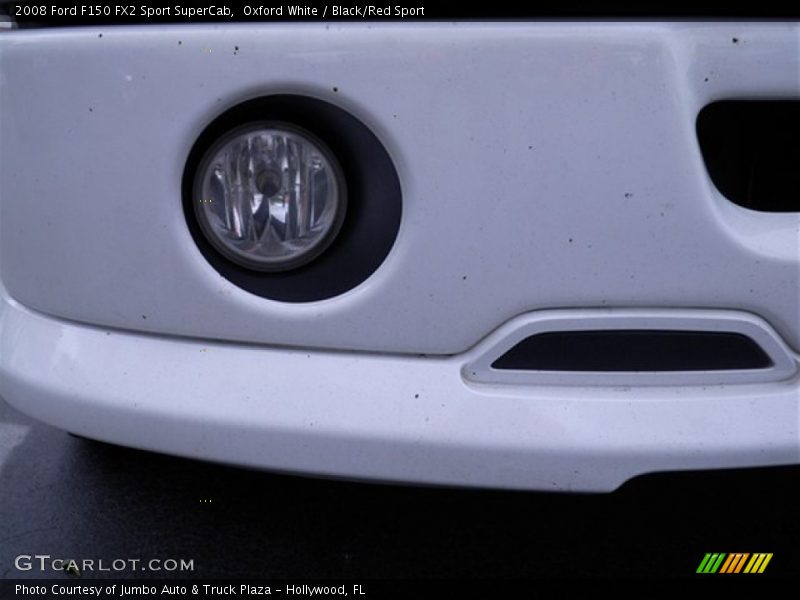 Oxford White / Black/Red Sport 2008 Ford F150 FX2 Sport SuperCab