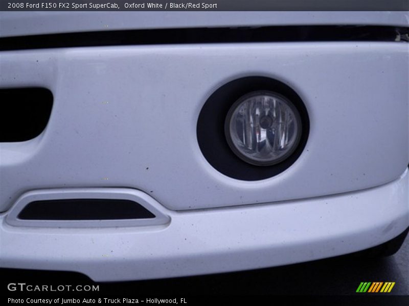 Oxford White / Black/Red Sport 2008 Ford F150 FX2 Sport SuperCab
