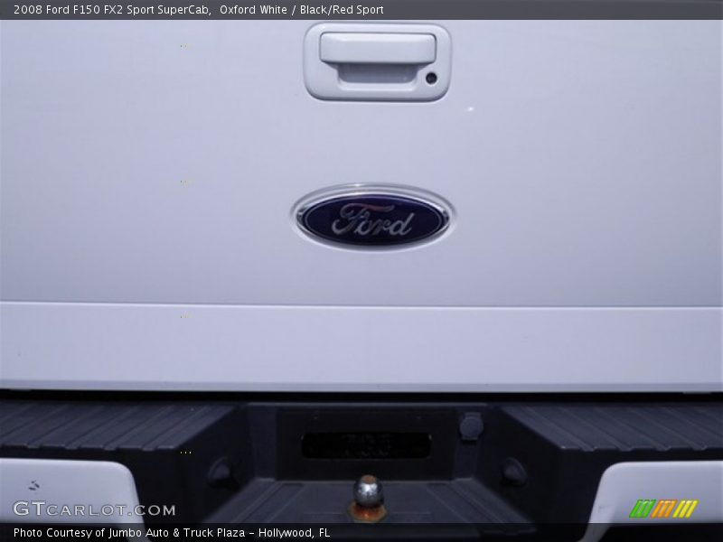 Oxford White / Black/Red Sport 2008 Ford F150 FX2 Sport SuperCab