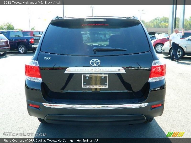 Black / Ash 2012 Toyota Highlander V6