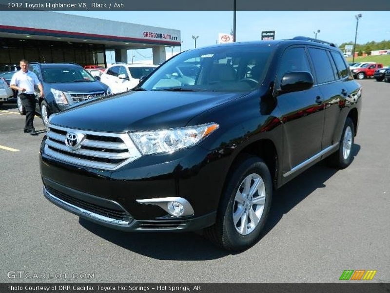 Black / Ash 2012 Toyota Highlander V6