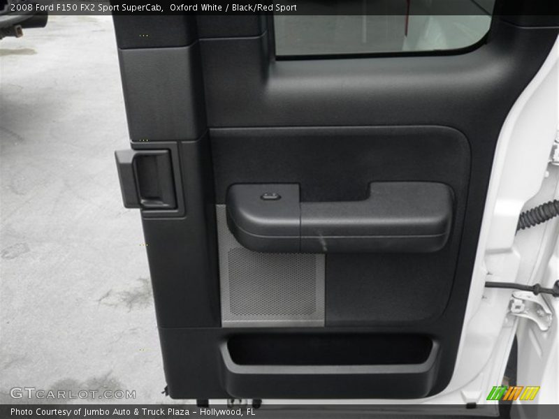 Oxford White / Black/Red Sport 2008 Ford F150 FX2 Sport SuperCab