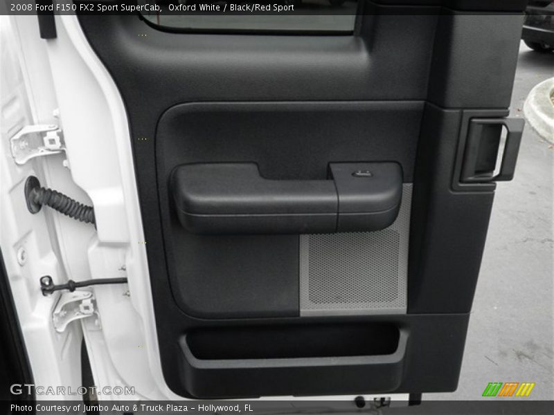Oxford White / Black/Red Sport 2008 Ford F150 FX2 Sport SuperCab