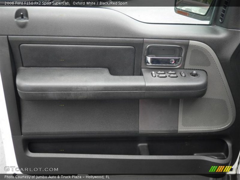 Oxford White / Black/Red Sport 2008 Ford F150 FX2 Sport SuperCab