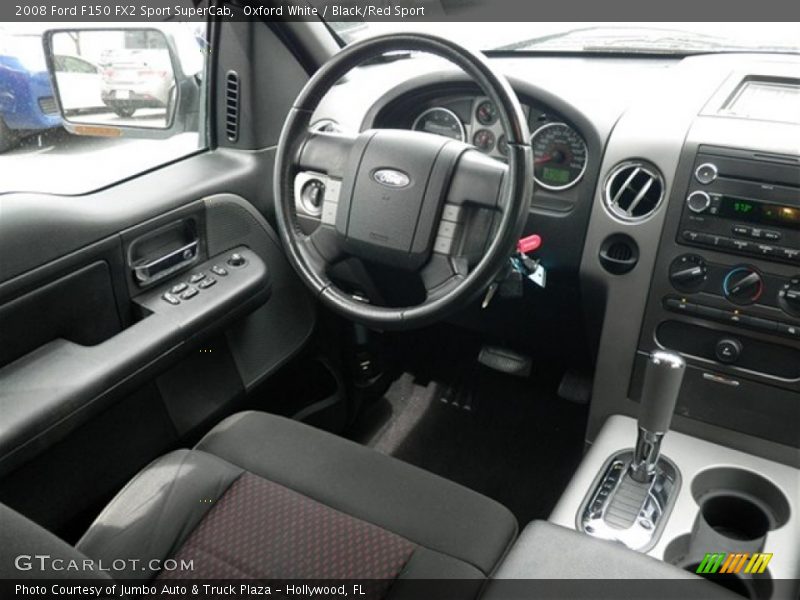 Oxford White / Black/Red Sport 2008 Ford F150 FX2 Sport SuperCab