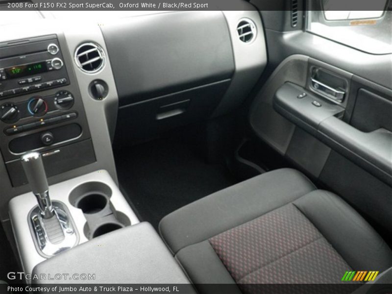 Oxford White / Black/Red Sport 2008 Ford F150 FX2 Sport SuperCab