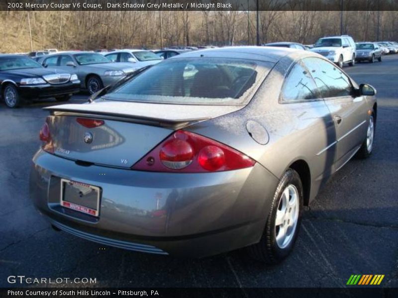 Dark Shadow Grey Metallic / Midnight Black 2002 Mercury Cougar V6 Coupe
