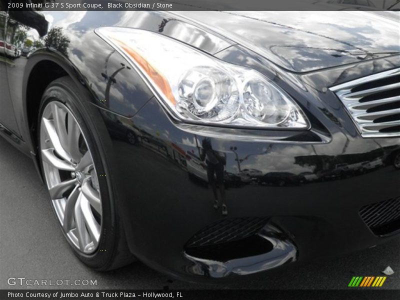 Black Obsidian / Stone 2009 Infiniti G 37 S Sport Coupe