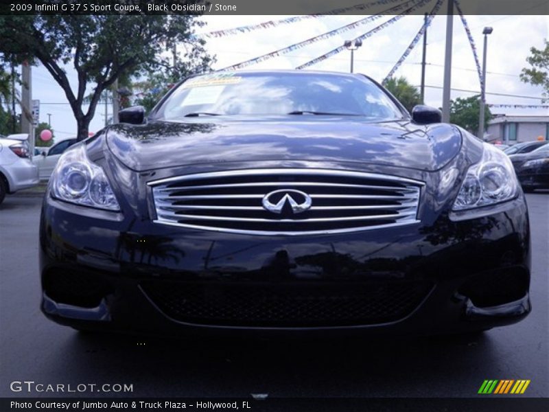 Black Obsidian / Stone 2009 Infiniti G 37 S Sport Coupe