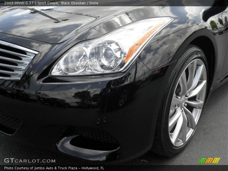 Black Obsidian / Stone 2009 Infiniti G 37 S Sport Coupe