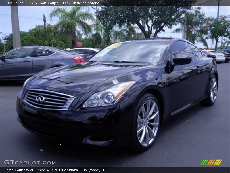 Black Obsidian / Stone 2009 Infiniti G 37 S Sport Coupe