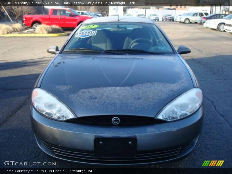 Dark Shadow Grey Metallic / Midnight Black 2002 Mercury Cougar V6 Coupe