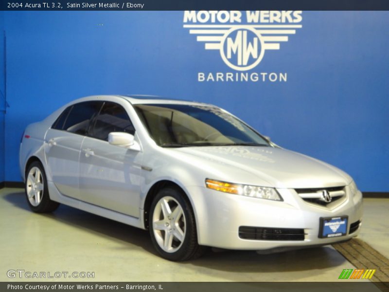 Satin Silver Metallic / Ebony 2004 Acura TL 3.2