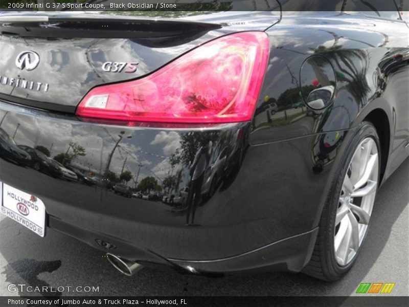 Black Obsidian / Stone 2009 Infiniti G 37 S Sport Coupe
