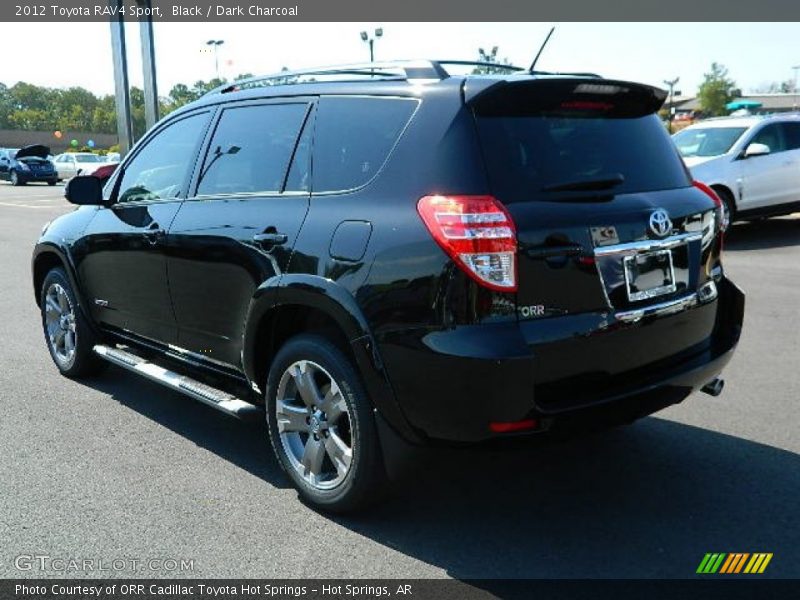Black / Dark Charcoal 2012 Toyota RAV4 Sport
