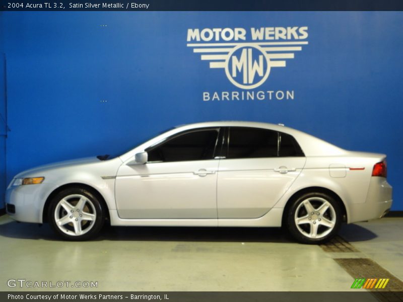 Satin Silver Metallic / Ebony 2004 Acura TL 3.2
