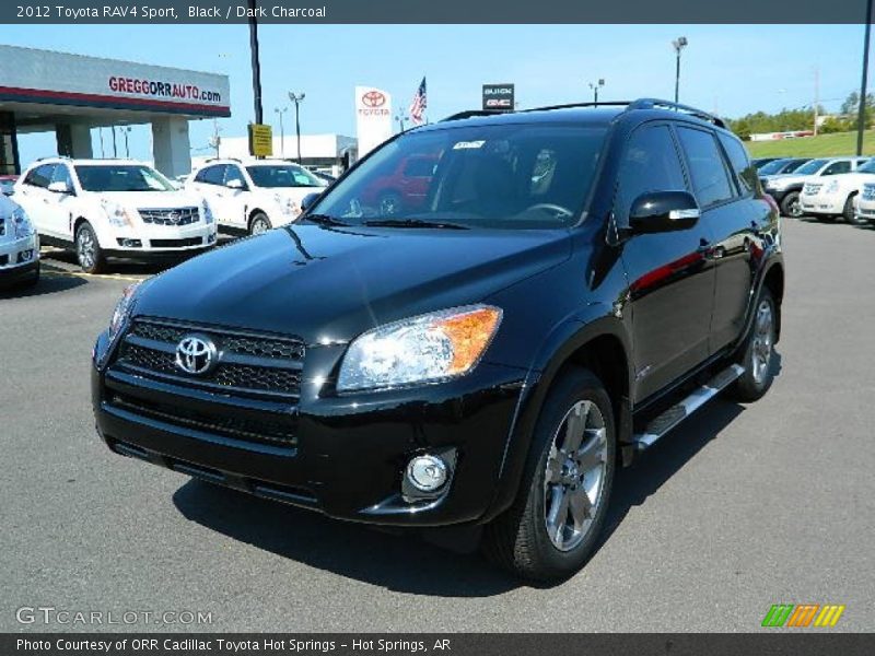 Black / Dark Charcoal 2012 Toyota RAV4 Sport