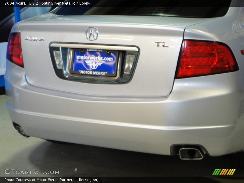 Satin Silver Metallic / Ebony 2004 Acura TL 3.2