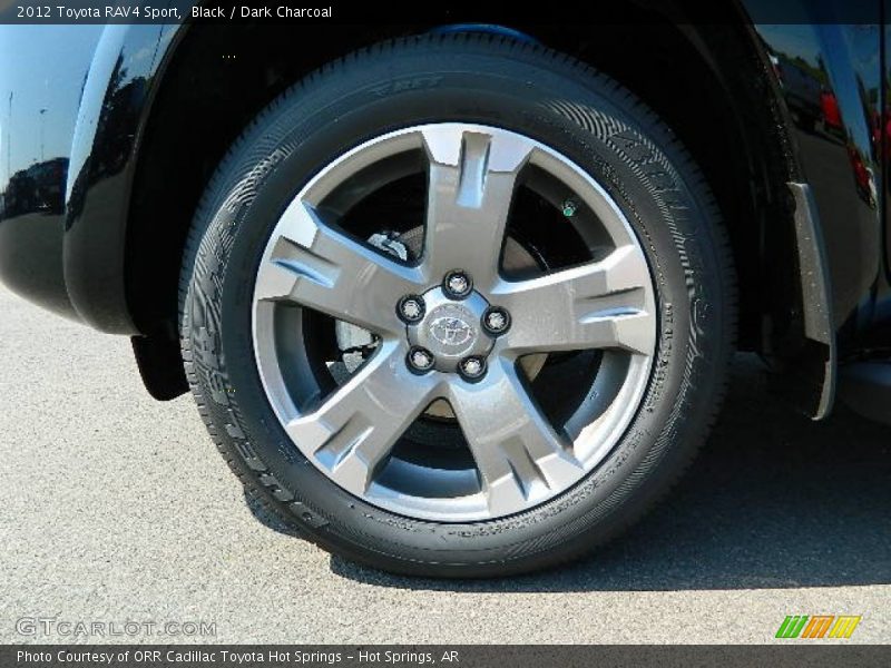 Black / Dark Charcoal 2012 Toyota RAV4 Sport