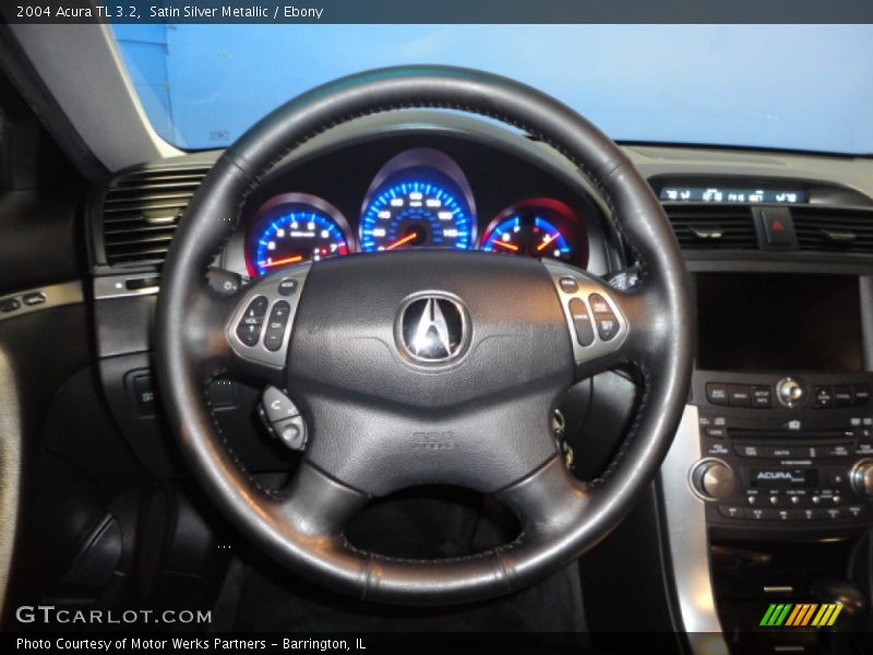 Satin Silver Metallic / Ebony 2004 Acura TL 3.2