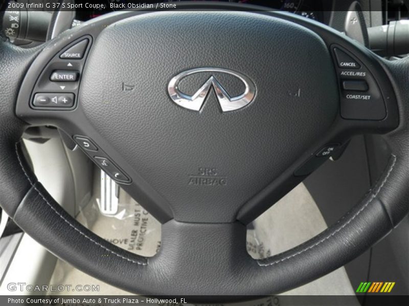 Black Obsidian / Stone 2009 Infiniti G 37 S Sport Coupe