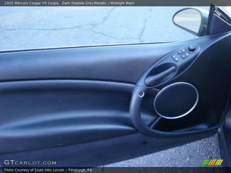 Dark Shadow Grey Metallic / Midnight Black 2002 Mercury Cougar V6 Coupe
