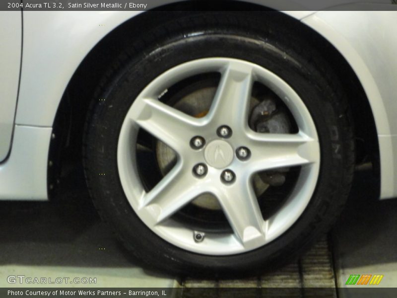 Satin Silver Metallic / Ebony 2004 Acura TL 3.2