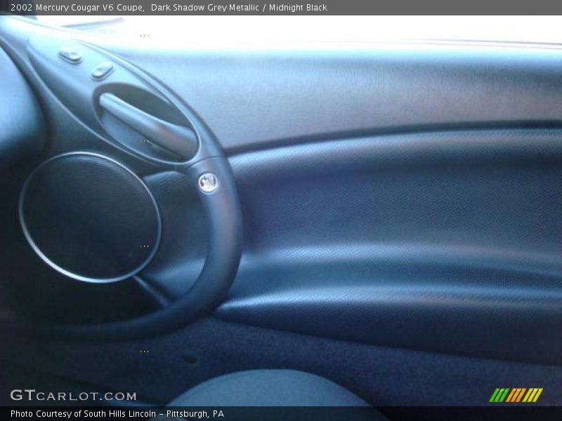 Dark Shadow Grey Metallic / Midnight Black 2002 Mercury Cougar V6 Coupe