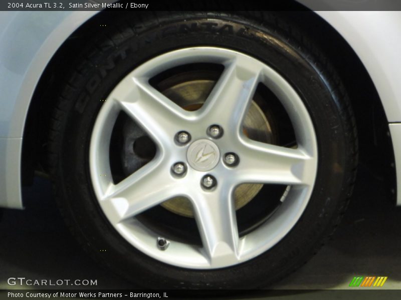 Satin Silver Metallic / Ebony 2004 Acura TL 3.2