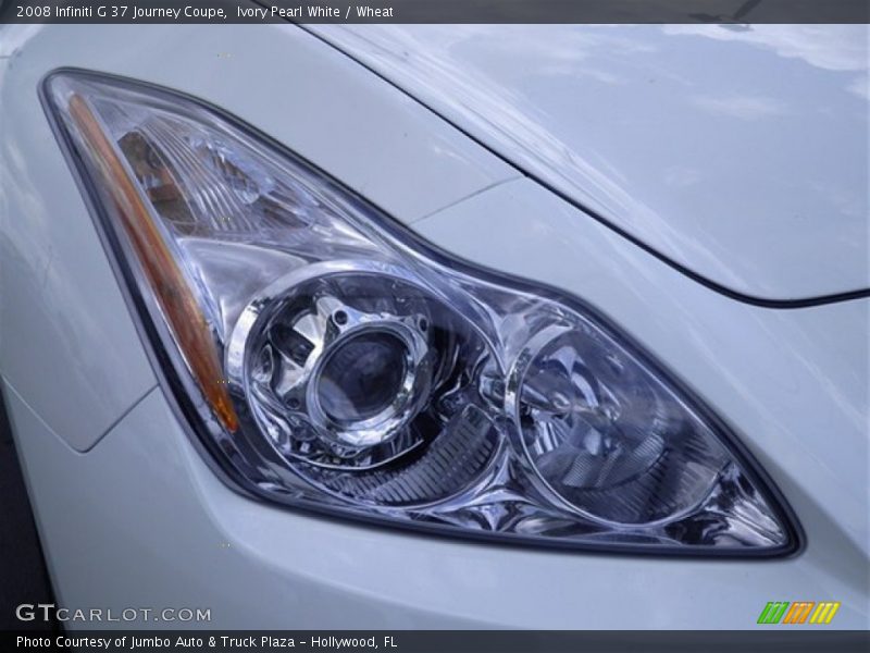 Ivory Pearl White / Wheat 2008 Infiniti G 37 Journey Coupe