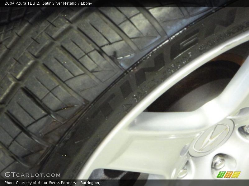 Satin Silver Metallic / Ebony 2004 Acura TL 3.2