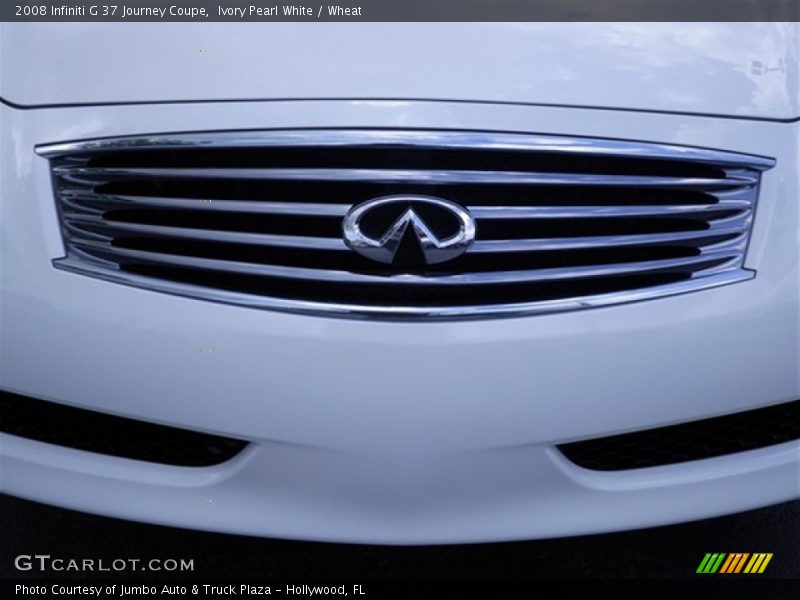 Ivory Pearl White / Wheat 2008 Infiniti G 37 Journey Coupe