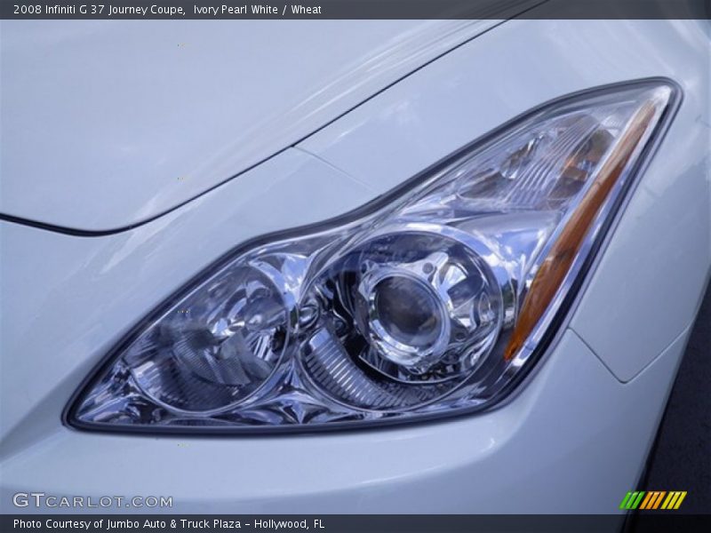 Ivory Pearl White / Wheat 2008 Infiniti G 37 Journey Coupe