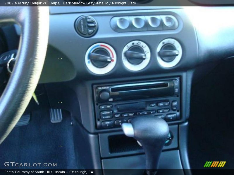 Dark Shadow Grey Metallic / Midnight Black 2002 Mercury Cougar V6 Coupe