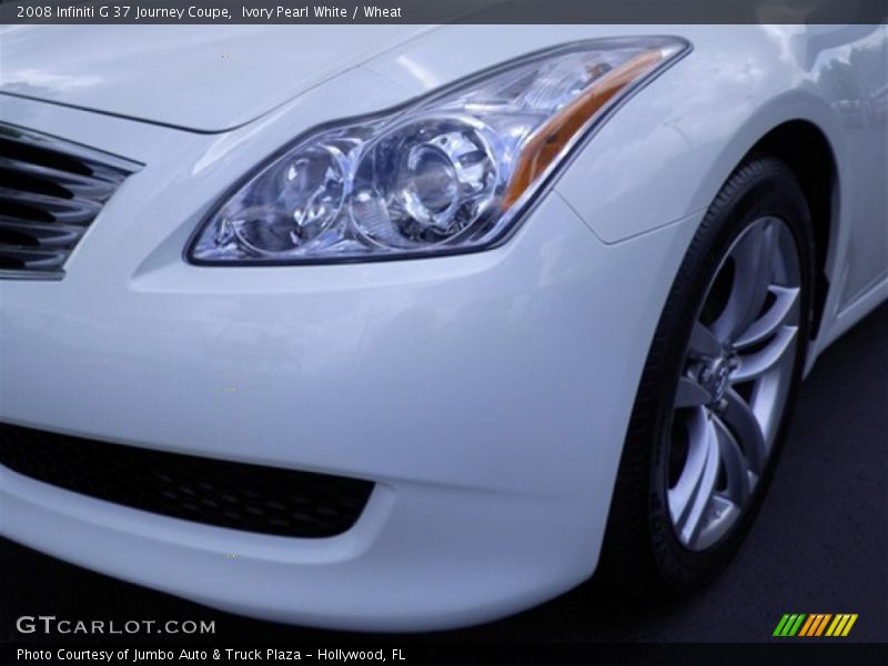 Ivory Pearl White / Wheat 2008 Infiniti G 37 Journey Coupe