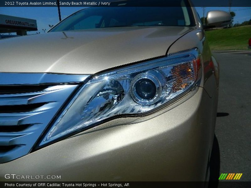 Sandy Beach Metallic / Ivory 2012 Toyota Avalon Limited