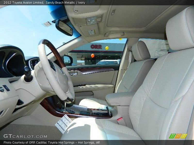 Sandy Beach Metallic / Ivory 2012 Toyota Avalon Limited