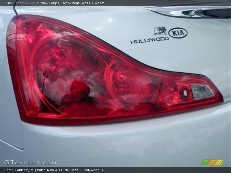 Ivory Pearl White / Wheat 2008 Infiniti G 37 Journey Coupe