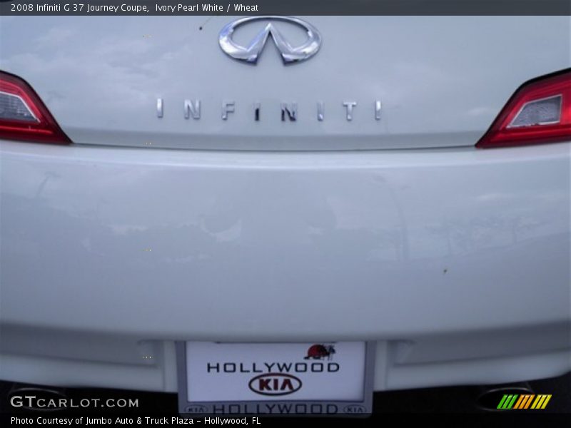 Ivory Pearl White / Wheat 2008 Infiniti G 37 Journey Coupe