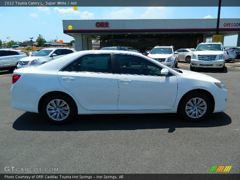 Super White / Ash 2012 Toyota Camry L
