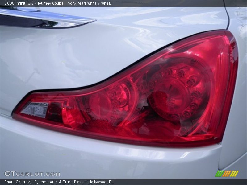 Ivory Pearl White / Wheat 2008 Infiniti G 37 Journey Coupe