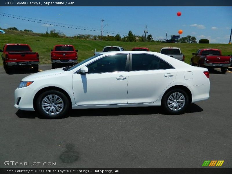 Super White / Ash 2012 Toyota Camry L