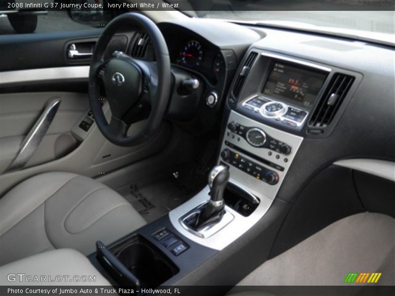 Ivory Pearl White / Wheat 2008 Infiniti G 37 Journey Coupe