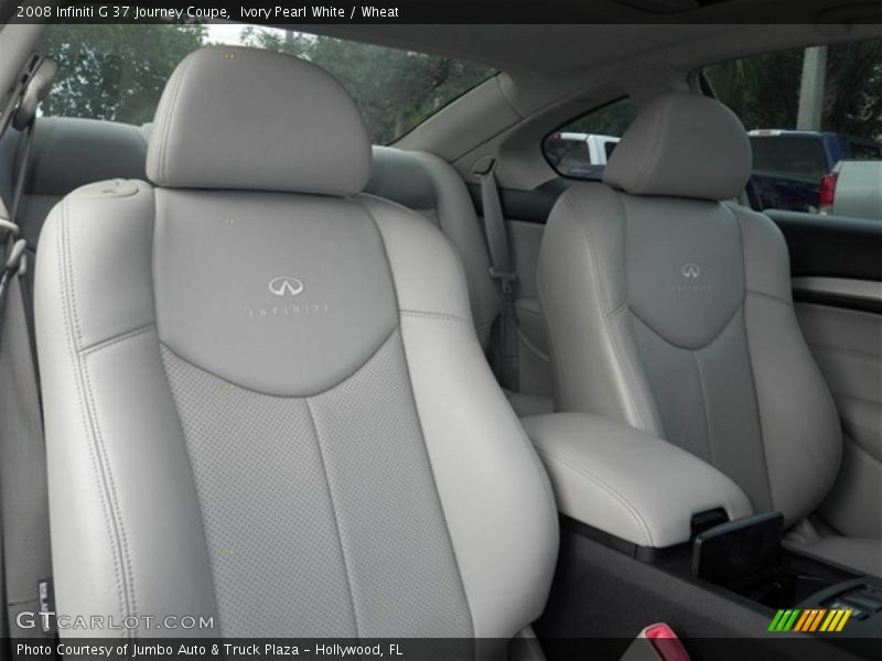 Ivory Pearl White / Wheat 2008 Infiniti G 37 Journey Coupe