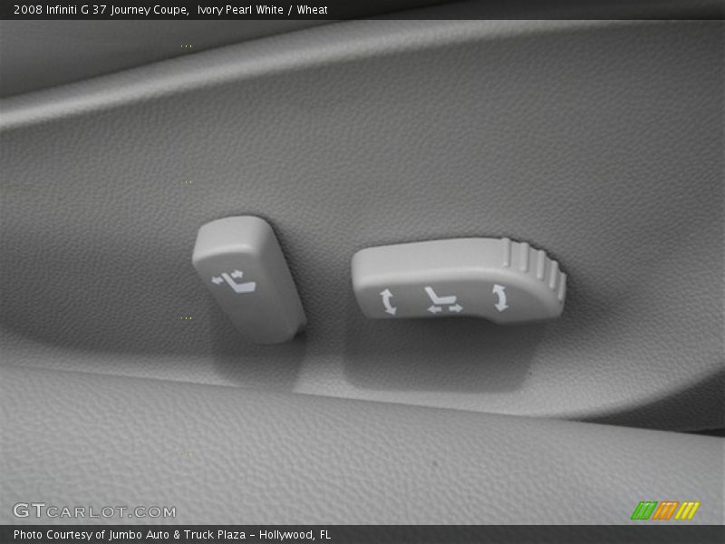 Ivory Pearl White / Wheat 2008 Infiniti G 37 Journey Coupe