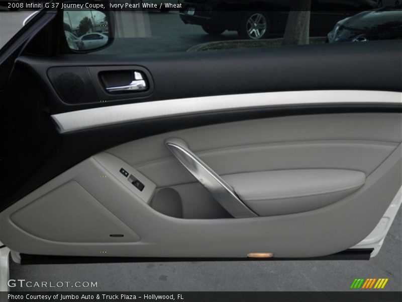 Ivory Pearl White / Wheat 2008 Infiniti G 37 Journey Coupe