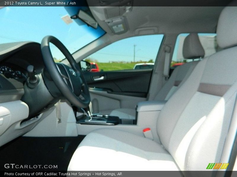 Super White / Ash 2012 Toyota Camry L